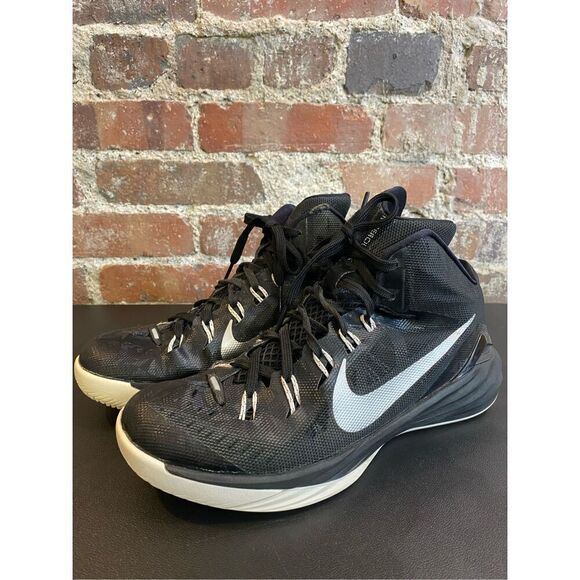 Nike Hyperdunk TB 2014 Black Silver 653484-001 Basketball Shoes Women Size 9 - Picture 6 of 11